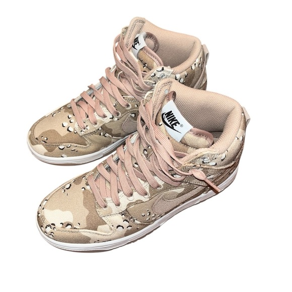 Nike Women's Dunk High Desert Camo DX2314-200 Women’s Size 6.5/Men’s Size 5 - Picture 11 of 14
